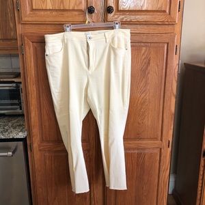 JJill denim yellow pants